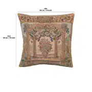 Terrasse with Columns French Couch Cushion | 19x19 in