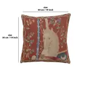 La Licorne French Couch Cushion | 19x19 in