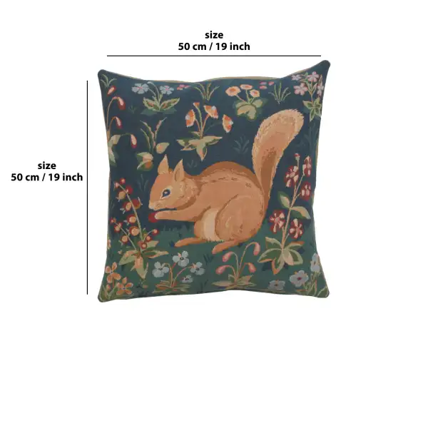 Tree Squirrel Cushion | 19x19 in