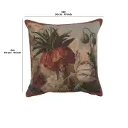 Fleur Exotique French Couch Cushion | 19x19 in