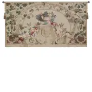 Beauvais Green Leaves No Border French Tapestry Wall Hanging