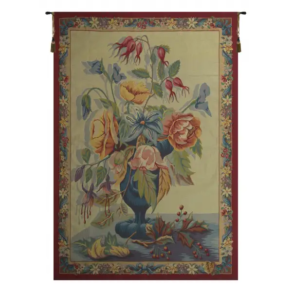 Bouquet de Fleurs Creme French Tapestry