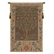 Tree of Life Brown I Belgian Wall Tapestry