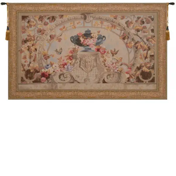 Beauvais II French Wall Tapestry - 54 in. x 34 in. Cotton/Viscose/Polyester by Charlotte Home Furnishings