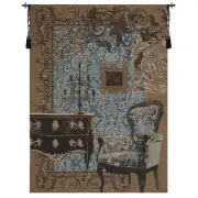 Mobilier Louis XVI Blue French Wall Tapestry - 58 in. x 78 in. Wool/cotton/others by Charlotte Home Furnishings