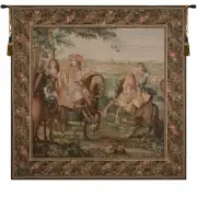 La Prise de Lille Square French Tapestry