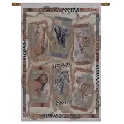 Safari Animals Wall Tapestry