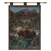 Moose Lake  Wall Tapestry