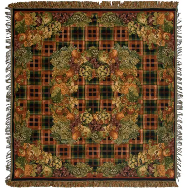 Automne Medalion Belgian Throw