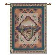 Southwest Lizards II Wall Tapestry