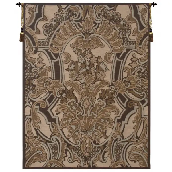 Brocade Flourish French Wall Tapestry - 29 in. x 38 in. Wool/cotton/others by Charlotte Home Furnishings