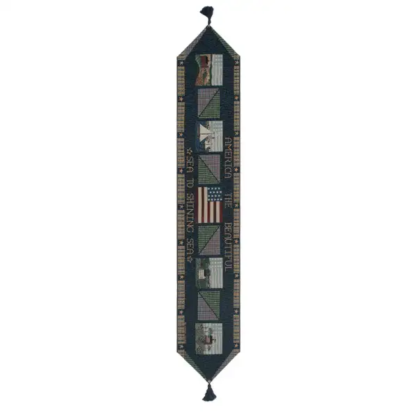 America The Beautiful I Tapestry Table Runner