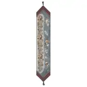 Snow Angel Village Tapestry Table Runner