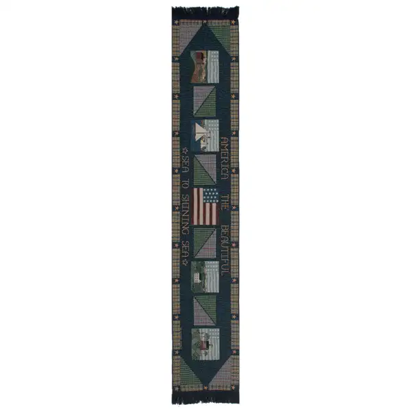 America The Beautiful III Tapestry Table Runner