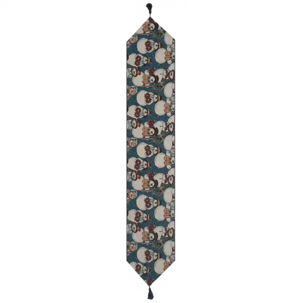 Snowmen Snowings Tapestry Table Runner