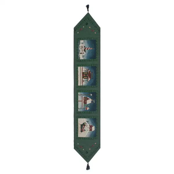 Christmas Collage I Tapestry Table Runner