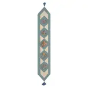 Coral Reef White Tapestry Table Runner