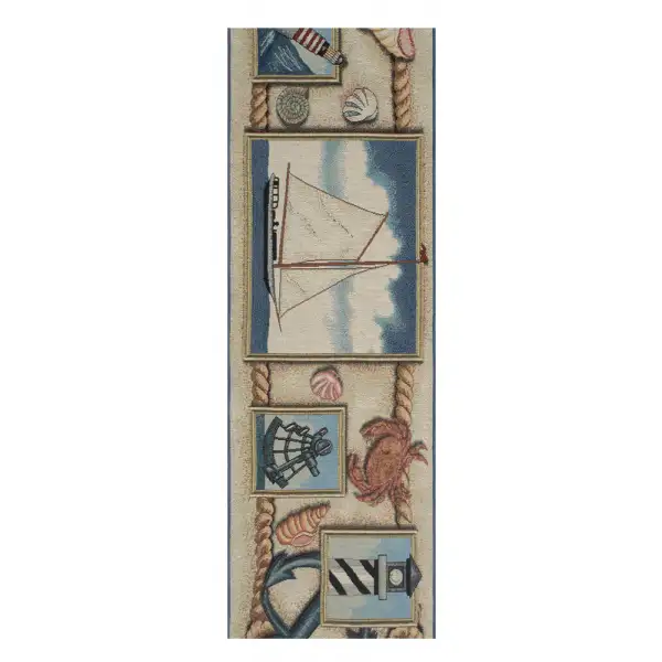 Light House  & Sea Shells I Tapestry Table Runner