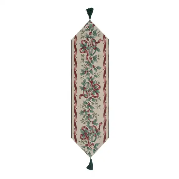 Holly Bells Tapestry Table Runner