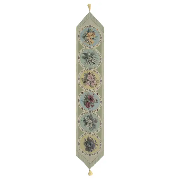 Floral Collage III Tapestry Table Runner