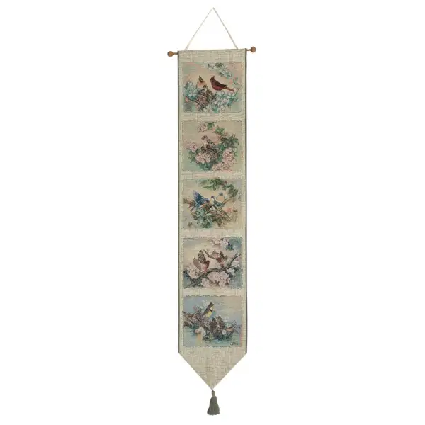 Songs of Spring I Tapestry Bell Pull