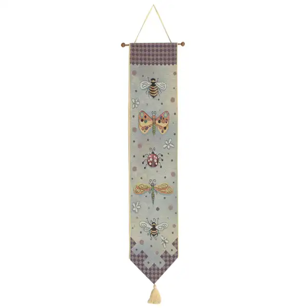 Snug As A Bug Tapestry Bell Pull