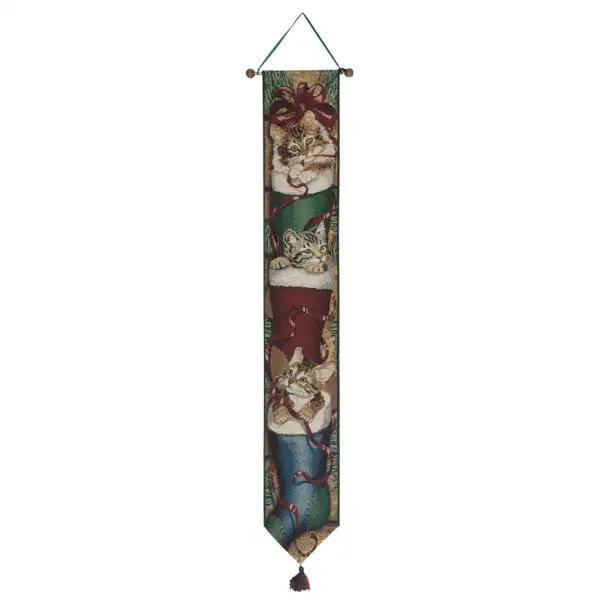 Christmas Curiousity i Wall Tapestry Bell Pull