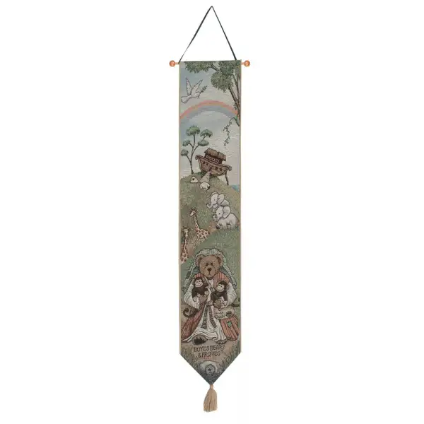 Mr Noah And Friends Wall Tapestry Bell Pull