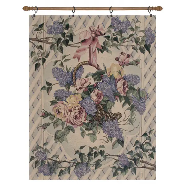 Lavender Bouquet Fine Art Tapestry