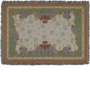 Two by Two Afghan Throw