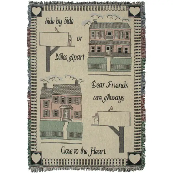 Side By Side Tapestry Throw