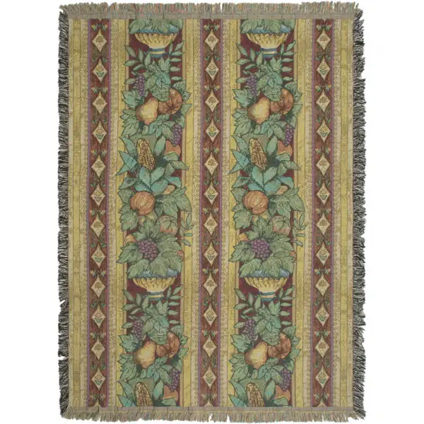 Fruit Columns Tapestry Throw