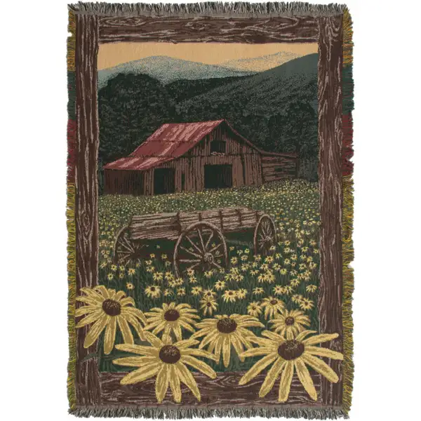 Black Eyed Susan II Tapestry Throw