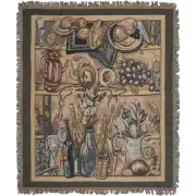 Wine Parlor Still Life Afghan Throws