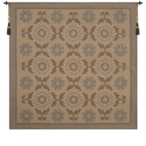 Circa French Wall Tapestry - 58 in. x 58 in. Wool/cotton/others by Charlotte Home Furnishings