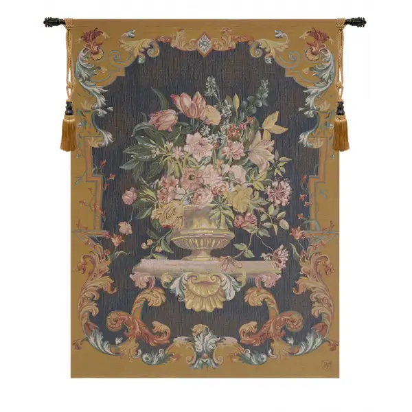 Centennial Bouquet French Wall Tapestry - 41 in. x 56 in. Cotton by Charlotte Home Furnishings