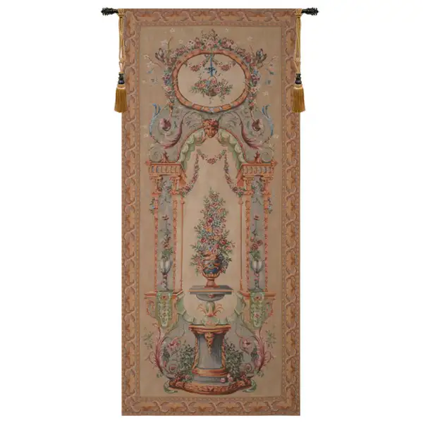 Portiere Bouquet I with Border French Tapestry