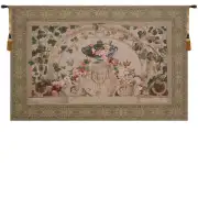 Beauvais III with Border French Tapestry Wall Hanging