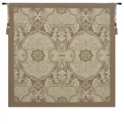 Belgian Medallion Square Flanders Tapestry Wall Hanging
