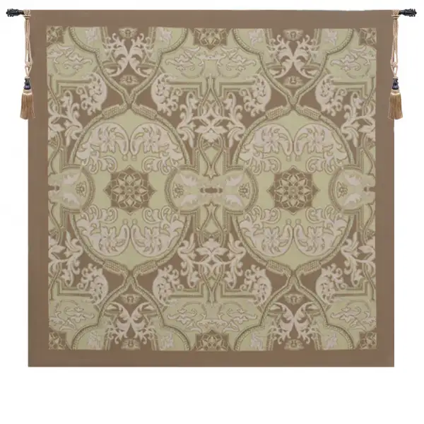 Belgian Medallion Square Belgian Wall Tapestry