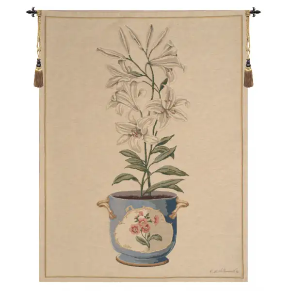 Lilly Small Belgian Tapestry Wall Hanging