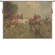 Equestrian Chase Belgian Wall Tapestry