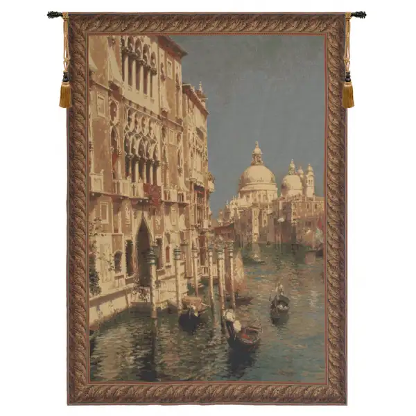 Majesty Of Venice Belgian Tapestry Wall Hanging - 41 in. x 56 in. cotton/viscose/Polyamide by Charlotte Home Furnishings