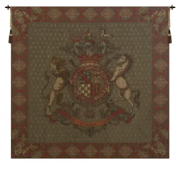 Blason Norfolk Green Square European Tapestry