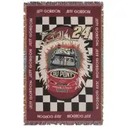 Jeff Gordon Tapestry Throw