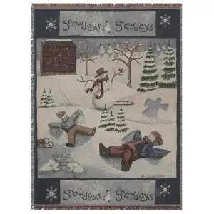 Snow Days Afghan Throws