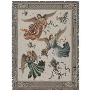 Trio of Angels Tapestry Throw