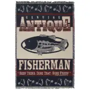 Been There, Done That, Gone Fishin' Tapestry Throw