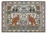 And They Came Two By Two Tapestry Afghans