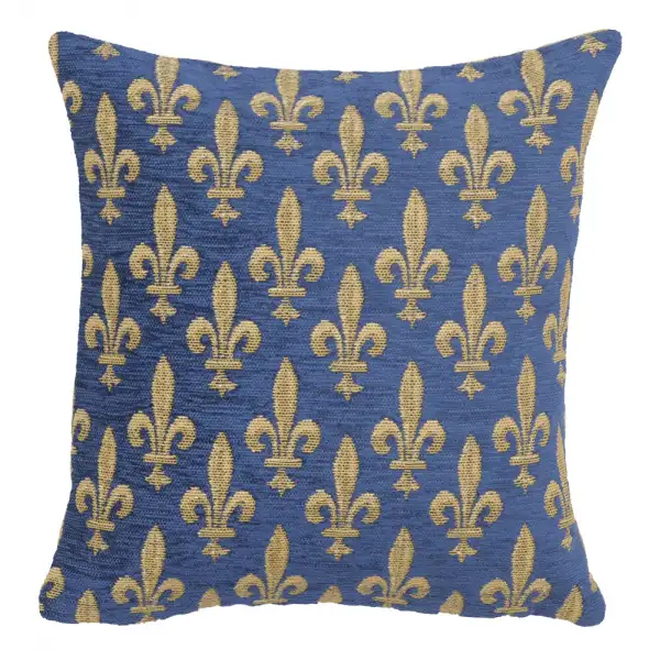 Fleur de Lys Reduit Belgian Sofa Pillow Cover